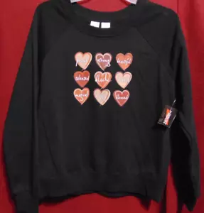 Black History Size M STRONG & BLESSED Crewneck Fleece Top Civil Rights, Equality - Picture 1 of 6