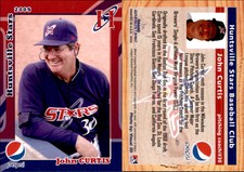 John Curtis 2009 Grandstand Huntsville Stars #NNO Card *AutographDen*