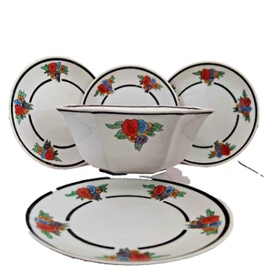 Limoges B&Co, J&C & Thomas Bavaria seltene antike Porzellan Dessertteller & Schale - Bild 1 von 16