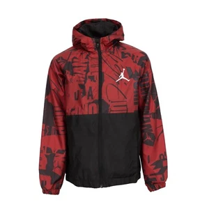 NWT Jordan Youth Colorblock Windbreaker - Gym Red - Picture 1 of 2