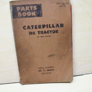 CAT Caterpillar D6 Dozer Crawler Tractor Parts Manual catalog book 5R series - Picture 1 of 4