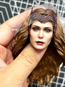 Head Sculpt Hot Toys WandaVision TMS036 The Scarlet Witch 1/6 Figure Accessories - Picture 1 of 3