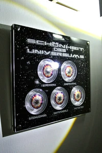 Münzrahmen Display Schönheit des Universums Supernova Einsteinring Münzen Silber - Bild 1 von 11