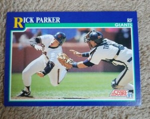 1991 Score San Francisco Giants Baseball Card #58 Rick Parker