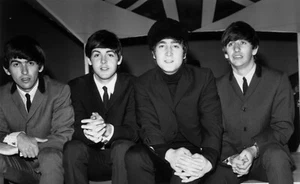 Beatles Portrait in Kanada 60er Jahre s/w Foto scharfe Details - Bild 1 von 2