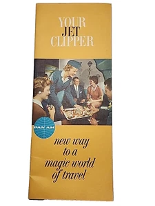 Vintage Pan Am Airlines Your Jet Clipper Log Brochure 1959 RRP 239 - Picture 1 of 5