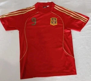 Spain Football Soccer #9 TORRES SHIRT Jersey, Boys Size XL - Picture 1 of 8