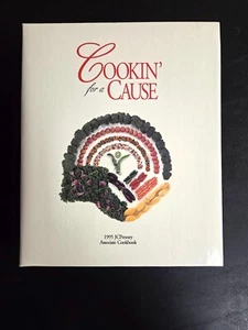 Cooking for a Cause 1995 JC Penney Associate Cookbook Binder - Imagen 1 de 6