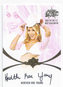 Benchwarmer 2012 National Autograph Heather Rae Young