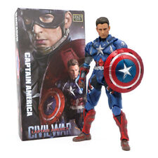 Crazy Toy MARVEL Avengers Captain America Steven Rogers 10" Action Figure Gift