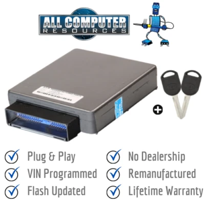 1999 Ford Contour 2.5L Engine Computer Programmed w/ Keys XS2A-12A650-EC - Image 1 of 4