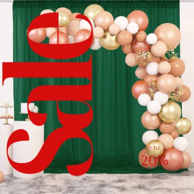 2 PANELS Chiffon Backdrop Curtains Drapes Sheer Chiffon Fabric Photography - Image 1 of 2