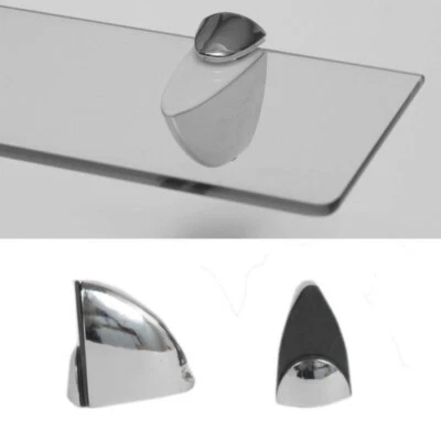 REGGIMENSOLA SUPPORTI PER MENSOLE VETRO 9101 25 mm  CROMO LUCIDO cm 7,1 COPPIA - Immagine 1 di 2