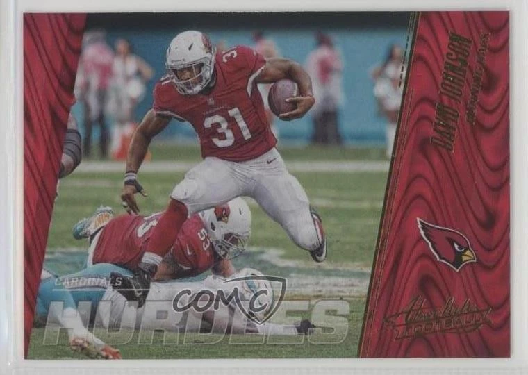 2017 Panini Absolute Hurdles David Johnson #15 - Image 1 of 2