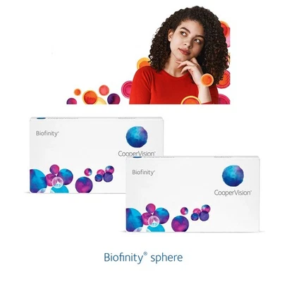 3er, 6er oder 2 x 6er Box Biofinity Silikonhydrogel-Monatskontaktlinse - Bild 1 von 4