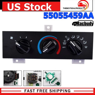Hvac Temperature Control Panel 55055459AF for 1998-2003 Dodge Ram Van 1500-3500 - Image 1 of 4