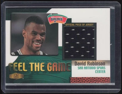 2000 Fleer Flair Showcase Feel The Game David Robinson Jersey  - Image 1 of 2