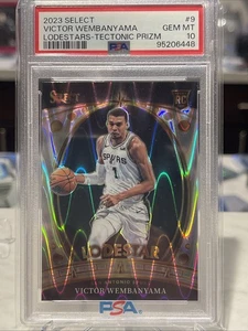 Victor Wembanyama 2023 Select Lodestars TECTONIC PRIZM RC SP PSA 10 Gem - Bild 1 von 3