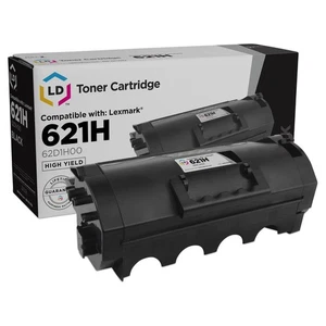 Compatible Toner Replacement for Lexmark 621H 62D1H00 HY (Blk) - Picture 1 of 9