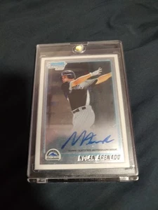 Nolan Arenado 2010 1st Bowman Chrome Auto Rookie RC Rockies Cardinals - Picture 1 of 2