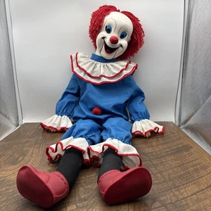 Vintage Haunted Bozo der Clown Bauchredner Puppe Beschreibung lesen - Bild 1 von 21