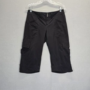 Pantalones de Carga Recortados Capri ATHLETA Dipper Aire Libre Senderismo Informales Negros Talla 4 - Imagen 1 de 17