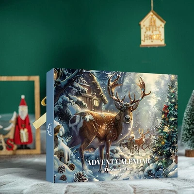 Survival Kit Advent Calendar 2024 Emergency Survival Gears Gift for Teen Adult - Image 1 of 4