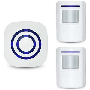 Wireless Driveway Alarm Doorbell Motion Sensor Alarm Detector Home Security - Picture 1 of 12