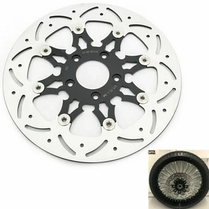 300mm Bremsscheibe vorne für Harley Sportster 883 1200 Dyna Super Glide FXD FXDB - Bild 1 von 9
