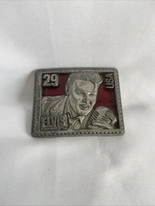 Elvis Presley Gedenk Gürtelschnalle 29 Cent Stempel Limited Edition 1661 - Bild 1 von 6