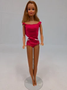 Vintage Quick Curl Kelley Doll Head on Malibu Body Barbie Mattel Korea 1970s - Picture 1 of 10
