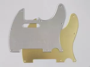 TELECASTER SCRATCH PLATE o GOLD MIRROR Pickguard 8 hoyos USA/Mex Fender - Imagen 1 de 6