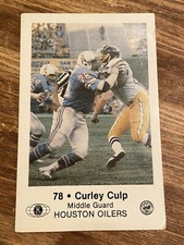 Curley Culp 1980 Kiwanis Club Law Enforcement Houston Oilers Tips Rare