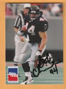 Tarjeta firmada AUTO por Bob Christian Atlanta Falcons Florissant Missouri Northwestern - Imagen 1 de 2