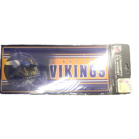 Brax NFL Ultra Depth 3-D Magnet 8" x 3.5" Cover