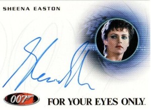 James Bond Archives 2015 - A252 Sheena Easton, Theme Song Singer Autograph Card