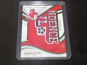 2023 Panini Immaculate Collection - Jumbos #IJ-CLT Clayton Tune /5 Bowl Patch - Picture 1 of 4
