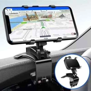 360° Clamp Dashboard Mobile In-Car Phone Holder Mount Stand Cradle GPS Universal - Picture 1 of 9