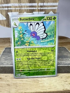 Butterfree 012/165 Uncommon Scarlet & Violet Eng Pokemon TCG Reverse Holo NM - Picture 1 of 6