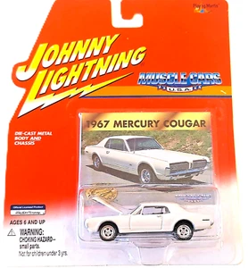 Johnny Lightning Muscle Cars USA 1967 Mercury Cougar White   - Picture 1 of 6