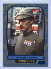 2013 Topps STAR WARS Galactic Files 2 CAPTAIN LENNOX Blue Foil Parallel #228/350