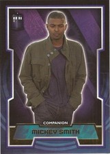 Topps Doctor Who 2015 - #38 Tardis Logo "Mickey" Unnumbered Gold Parallel Card