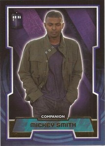 Topps Doctor Who 2015 - #38 Tardis Logo "Mickey" Unnumbered Gold Parallel Card