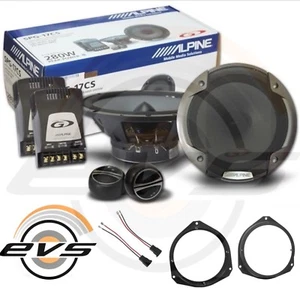 Kit Altoparlanti Anteriori Alpine per Alfa Romeo Mito SPG-17CS 280W +Adattatori - Foto 1 di 1