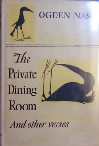 Ogden Nash, The Private Dining Room and other Verses, dust jacket - Picture 1 of 1