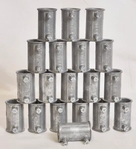 19 Count Bridgeport EMT Set Screw Zinc Couplings - Picture 1 of 6