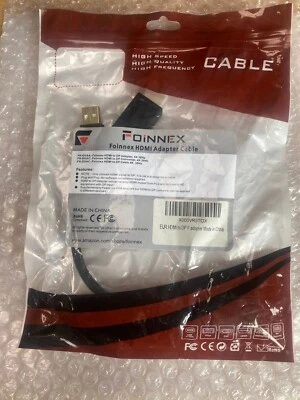 Foinnex HDMI to Display Port  Female  Adapter with USB 4K 30Hz - Image 1 of 4