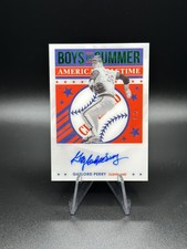 2021 Panini Chronicles America’s Pastime Gaylord Perry Green Auto 5/5 HOF