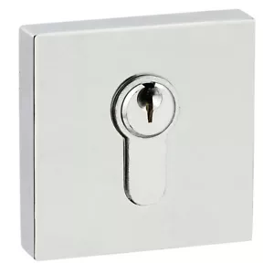 Gainsborough EURO CYLINDER ESCUTCHEON Round, Concealed Fixing, Chrome Plate - Picture 1 of 1