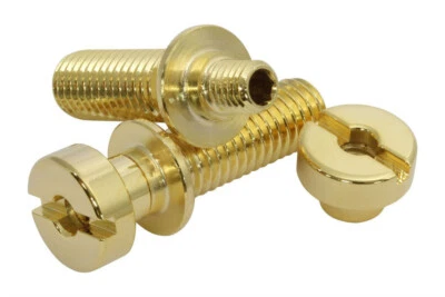 LUTHIERPARTS Locking Tailpiece Metric Mounting Studs Gold plated fits many Asian Gtrs.